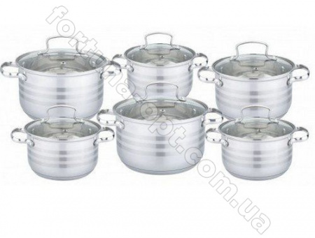 Набор посуды из нержавеющей стали Edenberg EB - 4075 ➜ Опт и розница ✅ актуальная цена -Интернет магазин ✅ Фортуна ✅