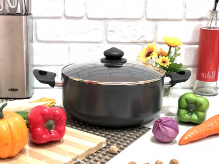 Кастрюля с керамическим покрытием A-Plus - 1733 - 2,0 л ✅ базовая цена $14.86 ✔ Опт ✔ Скидки ✔ Заходите! - Интернет-магазин ✅ Фортуна-опт ✅