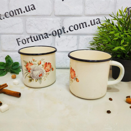 Кружка эмалированная 1,0 л 0107/2 Микс ✅ базовая цена 190.03 грн. ✔ Опт ✔ Скидки ✔ Заходите! - Интернет-магазин ✅ Фортуна-опт ✅