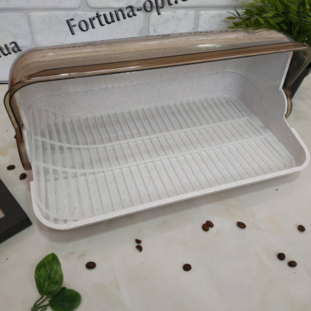 Хлебница пластиковая макси Lamela ✅ картинка - Интернет-магазин ✅ Fortuna-opt.com.ua. ✅ Хлебница пластиковая макси Lamela ✅ базовая цена 225.08 грн. ✔ Опт ✔ Скидки ✔ Заходите! - Интернет-магазин ✅ Фортуна-опт ✅