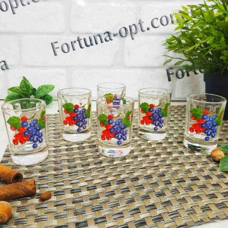 Стопки Каприз фрукты 6 шт/наб - 9150 - 50 мл ✅ базовая цена 95.82 грн. ✔ Опт ✔ Скидки ✔ Заходите! - Интернет-магазин ✅ Фортуна-опт ✅