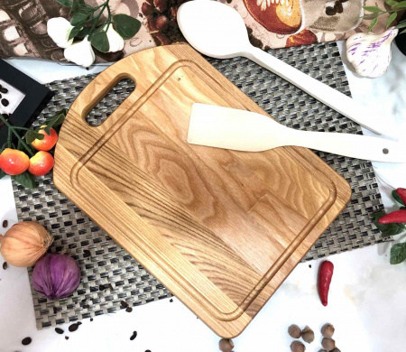 Доска разделочная Ясень домик с вырезом 25*35см 2535дсв ✅ базовая цена 171.50 грн. ✔ Опт ✔ Скидки ✔ Заходите! - Интернет-магазин ✅ Фортуна-опт ✅