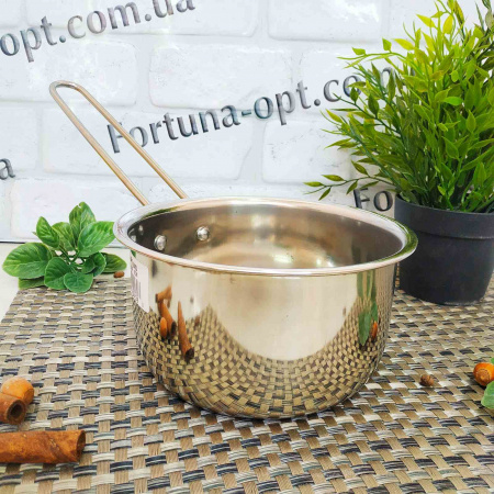 Ковш нержавеющий 18 см (А-Плюс) 0439+! ✅ картинка - Интернет-магазин ✅ Fortuna-opt.com.ua. ✅ Ковш нержавеющий 18 см (А-Плюс) 0439+! ✅ базовая цена $2.82 ✔ Опт ✔ Скидки ✔ Заходите! - Интернет-магазин ✅ Фортуна-опт ✅