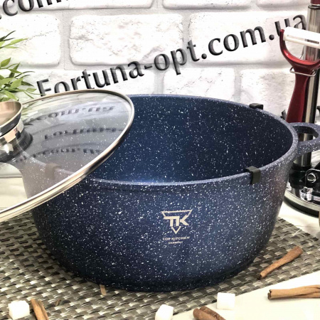 Кастрюля-казан Top Kitchen 5,7л синий (28 см) TК 00053 ✅ базовая цена $22.51 ✔ Опт ✔ Скидки ✔ Заходите! - Интернет-магазин ✅ Фортуна-опт ✅