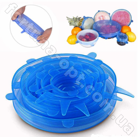 Набор силиконовых крышек A-Plus - 0006 ✅ базовая цена $1.52 ✔ Опт ✔ Скидки ✔ Заходите! - Интернет-магазин ✅ Фортуна-опт ✅