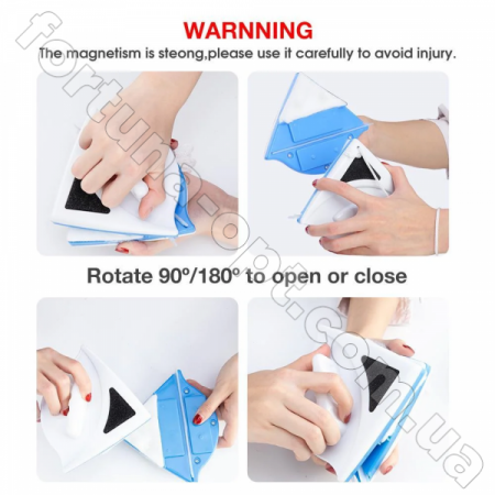 Магнит угловой для мытья окон TV 000164 ✅ базовая цена $4.48 ✔ Опт ✔ Скидки ✔ Заходите! - Интернет-магазин ✅ Фортуна-опт ✅