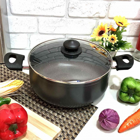 Кастрюля с керамическим покрытием A-Plus - 1733 - 2,0 л ✅ базовая цена $14.86 ✔ Опт ✔ Скидки ✔ Заходите! - Интернет-магазин ✅ Фортуна-опт ✅