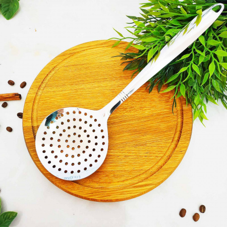 Шумовка нержавеющая кухонная A-Plus - 0234 ✅ базовая цена $1.11 ✔ Опт ✔ Скидки ✔ Заходите! - Интернет-магазин ✅ Фортуна-опт ✅