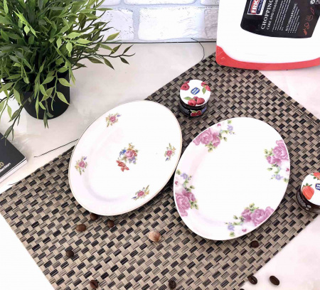 Блюдо керамическое овальное селедка - 6601/11 ✅ базовая цена 18.80 грн. ✔ Опт ✔ Скидки ✔ Заходите! - Интернет-магазин ✅ Фортуна-опт ✅