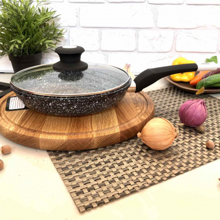 Сковорода с крышкой Edenberg EB - 9166 - 24 см ✅ картинка - Интернет-магазин ✅ Fortuna-opt.com.ua. ✅ Сковорода с крышкой Edenberg EB - 9166 - 24 см ✅ базовая цена $15.23 ✔ Опт ✔ Скидки ✔ Заходите! - Интернет-магазин ✅ Фортуна-опт ✅