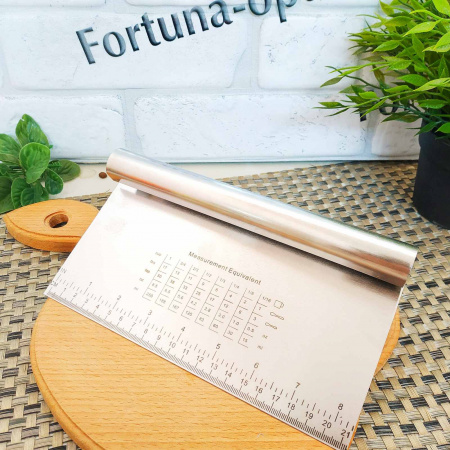 Шпатель кондитерский нержавеющий с размерной линейкой 22х12см 19730 ✅ базовая цена 64.34 грн. ✔ Опт ✔ Скидки ✔ Заходите! - Интернет-магазин ✅ Фортуна-опт ✅