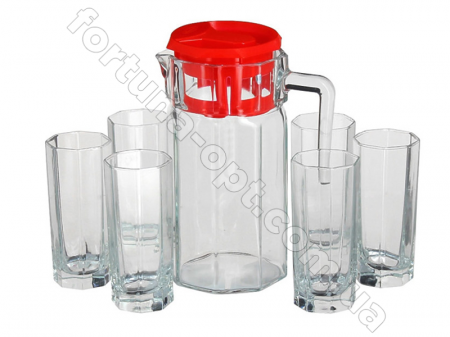 Кувшин с 6 стаканами Pasabahce Кошем 97415 ✅ базовая цена 230.06 грн. ✔ Опт ✔ Скидки ✔ Заходите! - Интернет-магазин ✅ Фортуна-опт ✅