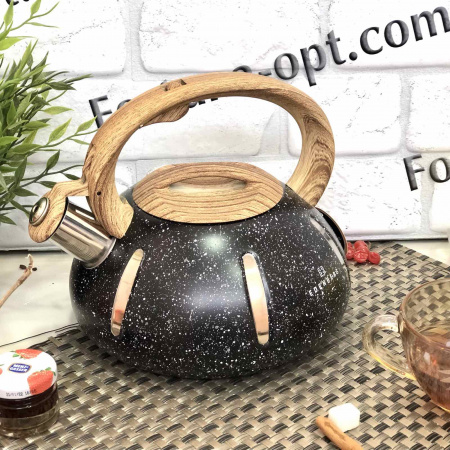 Чайник нержавеющий со свистком Edenberg 3 л EB - 8844 ✅ базовая цена $14.50 ✔ Опт ✔ Скидки ✔ Заходите! - Интернет-магазин ✅ Фортуна-опт ✅