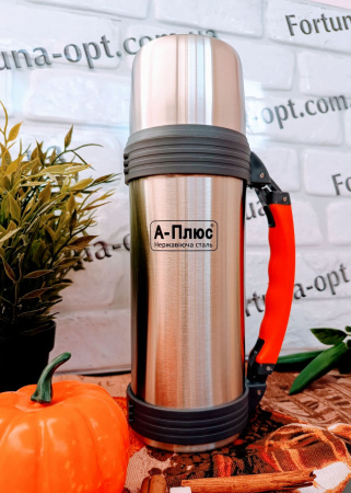 Термос нержавеющий 1 л (А-Плюс) 1759 ✅ базовая цена $7.29 ✔ Опт ✔ Скидки ✔ Заходите! - Интернет-магазин ✅ Фортуна-опт ✅