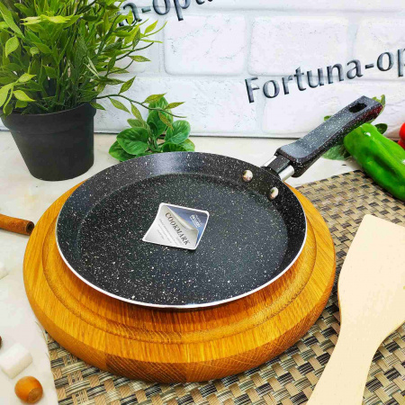 Сковорода для блинов мраморная A-PLUS - 1735 - 20 см ✅ картинка - Интернет-магазин ✅ Fortuna-opt.com.ua. ✅ Сковорода для блинов мраморная A-PLUS - 1735 - 20 см ✅ базовая цена $5.87 ✔ Опт ✔ Скидки ✔ Заходите! - Интернет-магазин ✅ Фортуна-опт ✅