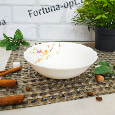 Салатник "6" стеклокерамический Японская вишня SNT - 30059 (61122) ✅ базовая цена 33.37 грн. ✔ Опт ✔ Скидки ✔ Заходите! - Интернет-магазин ✅ Фортуна-опт ✅