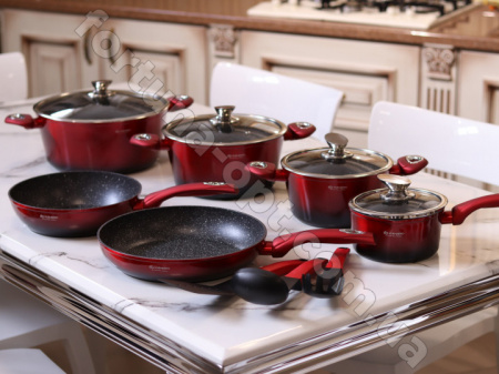 Набор посуды Edenberg с мраморным антипригарным покрытием EB - 5619 ✅ базовая цена $99.67 ✔ Опт ✔ Скидки ✔ Заходите! - Интернет-магазин ✅ Фортуна-опт ✅