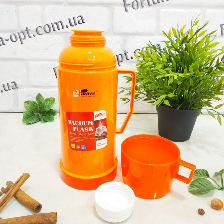 Термос вакуумный  со стеклянной колбой Frico FRU - 253 - 1 л ➜ фото ➜ розн цена $4.85 - Интернет-магазин ✅ Fortuna-opt.com.ua. ✅ 