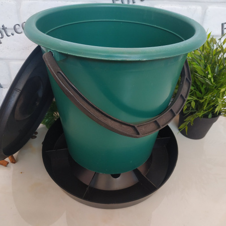 Кормушка бункер 10 л (КВ) 0010 ✅ базовая цена 96.97 грн. ✔ Опт ✔ Скидки ✔ Заходите! - Интернет-магазин ✅ Фортуна-опт ✅