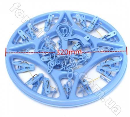 Вешалка с прищепками 8031 ✅ базовая цена 85.33 грн. ✔ Опт ✔ Скидки ✔ Заходите! - Интернет-магазин ✅ Фортуна-опт ✅