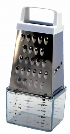 Терка н/ж 4-гр  с контейнером 80*60*200 мм 2403 ✅ базовая цена $2.58 ✔ Опт ✔ Скидки ✔ Заходите! - Интернет-магазин ✅ Фортуна-опт ✅