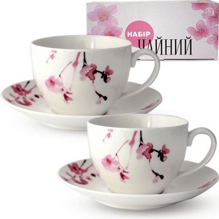 Набор чайный 12 пр 280 мл Идилия 1753-10 ✅ базовая цена 475.54 грн. ✔ Опт ✔ Скидки ✔ Заходите! - Интернет-магазин ✅ Фортуна-опт ✅