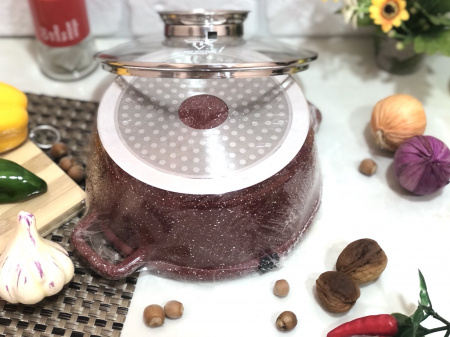 Кастрюля-казан Top Kitchen бордо 2,4 л -(20 см) TK 00051 ✅базовая цена$16.01✔Опт✔Скидки✔Заходите! - Интернет-магазин ✅Фортуна-опт ✅