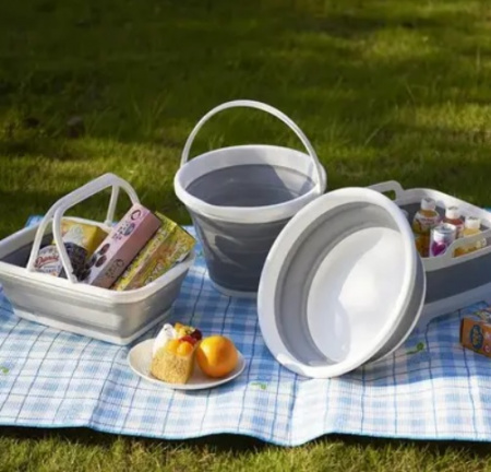 Ведро силиконовое складное Collapsible Bucket - 10 л - 7106 ✅ базовая цена $6.20 ✔ Опт ✔ Скидки ✔ Заходите! - Интернет-магазин ✅ Фортуна-опт ✅