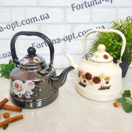 Чайник эмалированный без свистка Edenberg 1.7 л EB 3355 ✅ базовая цена $11.54 ✔ Опт ✔ Скидки ✔ Заходите! - Интернет-магазин ✅ Фортуна-опт ✅