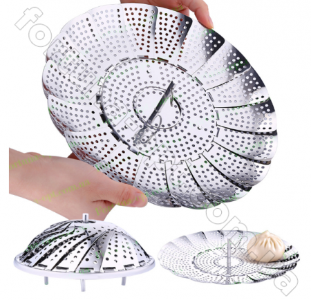 Пароварка лепесток из нержавеющей стали A-Plus 18 см - 1067 ✅ базовая цена 61.57 грн. ✔ Опт ✔ Скидки ✔ Заходите! - Интернет-магазин ✅ Фортуна-опт ✅