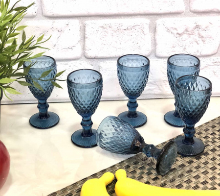 Рюмка 40 гр Блу 6 шт/наб A-Plus - 9054 ✅ базовая цена $6.46 ✔ Опт ✔ Скидки ✔ Заходите! - Интернет-магазин ✅ Фортуна-опт ✅