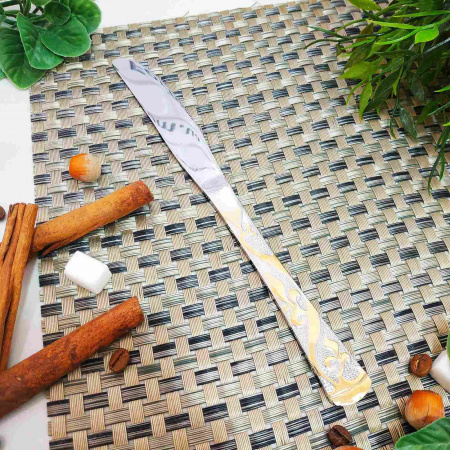 Нож столовый золото ВЕТКА 589 ✅ базовая цена $0.45 ✔ Опт ✔ Скидки ✔ Заходите! - Интернет-магазин ✅ Фортуна-опт ✅