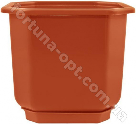 Горшок цветочный Дама 16*16*14 см - 0332 ✅ базовая цена 19.43 грн. ✔ Опт ✔ Скидки ✔ Заходите! - Интернет-магазин ✅ Фортуна-опт ✅