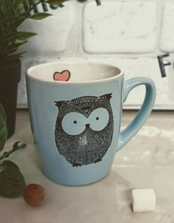 Чашка 280 мл "Совушка" 0013 ✅ базовая цена 57.72 грн. ✔ Опт ✔ Скидки ✔ Заходите! - Интернет-магазин ✅ Фортуна-опт ✅