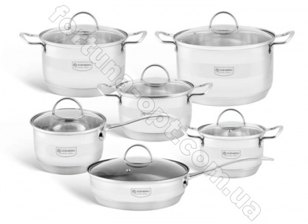 Набор кастрюль со сковородкой Edenberg EB - 3732➜ Опт и розница ✅ актуальная цена -Интернет магазин ✅ Фортуна ✅