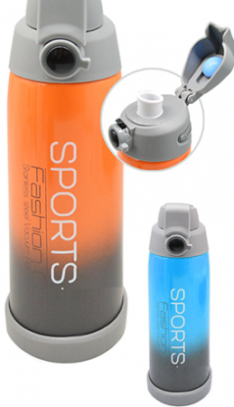 Термос с поилкой нержавейка 600 мл "Sport" Stenson - 3892-06  ➜ фото ➜ розн цена $7.36 - Интернет-магазин ✅ Fortuna-opt.com.ua. ✅