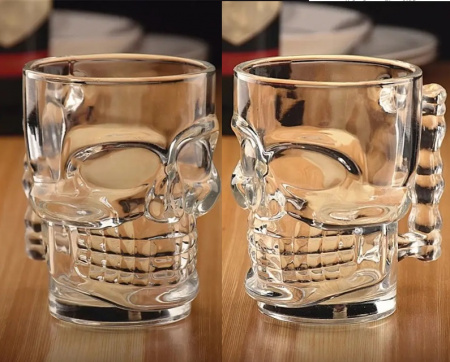 Пивной бокал "Череп" 500 мл 2 шт/набор Stenson - 29801 ✅ базовая цена $4.13 ✔ Опт ✔ Скидки ✔ Заходите! - Интернет-магазин ✅ Фортуна-опт ✅