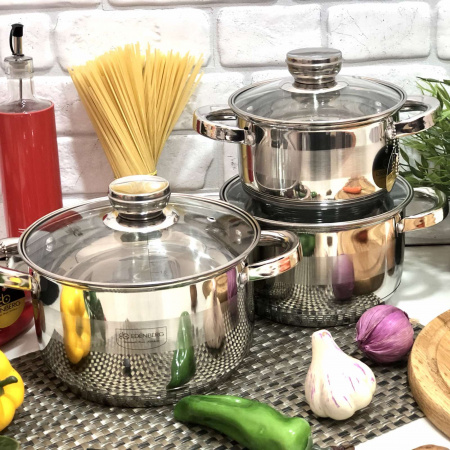 Набор кухонной посуды Edenberg EB - 3706 ✅ картинка - Интернет-магазин ✅ Fortuna-opt.com.ua. ✅ Набор кухонной посуды Edenberg EB - 3706➜ Опт и розница ✅ актуальная цена -Интернет магазин ✅ Фортуна ✅