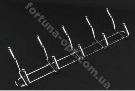 Вешалка нержавеющая 5 крючков 1165 ✅ базовая цена $3.74 ✔ Опт ✔ Скидки ✔ Заходите! - Интернет-магазин ✅ Фортуна-опт ✅