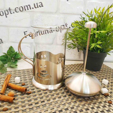 Френч-пресс для заваривания кофе- 1 л - A-Plus- 1025 ✅ базовая цена $5.08 ✔ Опт ✔ Скидки ✔ Заходите! - Интернет-магазин ✅ Фортуна-опт ✅