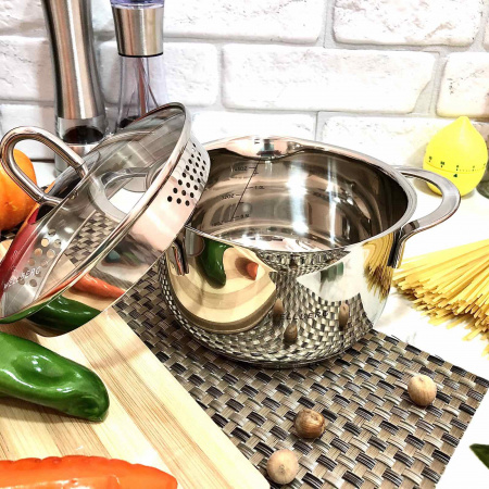 Кастрюля Wellberg WB 1079 - 1,9 л ✅ картинка - Интернет-магазин ✅ Fortuna-opt.com.ua. ✅ Кастрюля Wellberg WB 1079 - 1,9 л ✅ базовая цена $18.86 ✔ Опт ✔ Скидки ✔ Заходите! - Интернет-магазин ✅ Фортуна-опт ✅