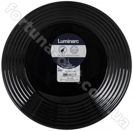 Тарелка люминарк суповая Harena Black 23 см - 7610 ✅ картинка - Интернет-магазин ✅ Fortuna-opt.com.ua. ✅ Тарелка люминарк суповая Harena Black 23 см - 7610 ✅ базовая цена 30.12 грн. ✔ Опт ✔ Скидки ✔ Заходите! - Интернет-магазин ✅ Фортуна-опт ✅