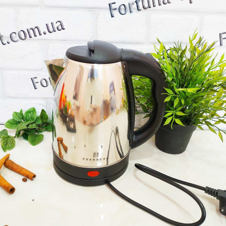 Чайник электрический нержавеющий 1800 Вт 1,8 л Edenberg EB - 83514 ✅ базовая цена $11.17 ✔ Опт ✔ Скидки ✔ Заходите! - Интернет-магазин ✅ Фортуна-опт ✅