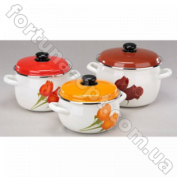 Набор эмалированной посуды "936" Танго  ➜ Оптом и в розницу ✅ актуальная цена -Интернет магазин ✅ Фортуна ✅