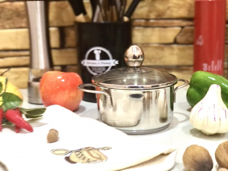 Кастрюля маленькая нержавейка 0,7л А-Плюс -2180 ✅ базовая цена $7 ✔ Опт ✔ Скидки ✔ Заходите! - Интернет-магазин ✅ Фортуна-опт ✅