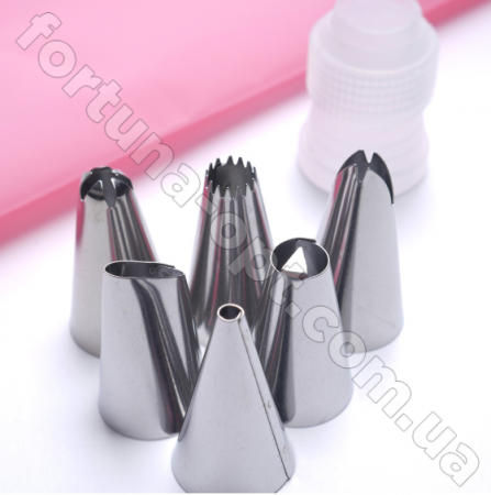 Мешок кондитерский с насадками и адаптером Empire ЕМ - 9644 ✅ базовая цена $3.14 ✔ Опт ✔ Скидки ✔ Заходите! - Интернет-магазин ✅ Фортуна-опт ✅