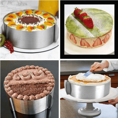 Форма для торта раздвижная 14 см - 615 ✅ базовая цена $4.69 ✔ Опт ✔ Скидки ✔ Заходите! - Интернет-магазин ✅ Фортуна-опт ✅