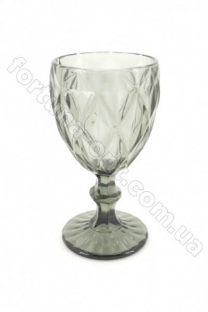 Бокал для вина 240 гр Smoky Grey A-Plus - 9001 - 1 шт ✅ базовая цена $1.52 ✔ Опт ✔ Скидки ✔ Заходите! - Интернет-магазин ✅ Фортуна-опт ✅