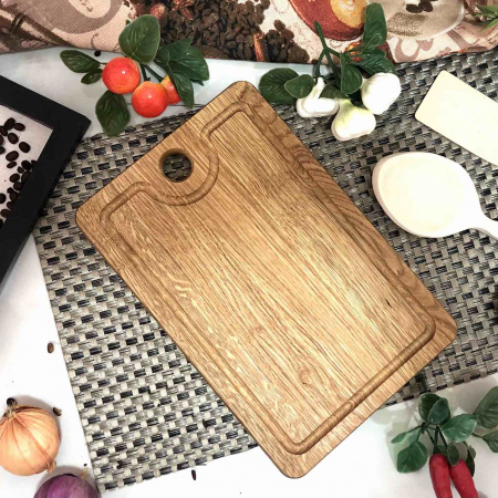 Доска  Дуб 20*30см с вырезом  2030дсв ✅ базовая цена 119 грн. ✔ Опт ✔ Скидки ✔ Заходите! - Интернет-магазин ✅ Фортуна-опт ✅