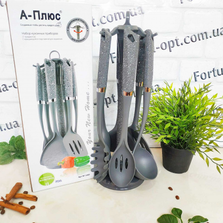 Набор кухонных принадлежностей из нержавеющей стали A-Plus - 1403 (7 предметов) ✅ базовая цена $14.23 ✔ Опт ✔ Скидки ✔ Заходите! - Интернет-магазин ✅ Фортуна-опт ✅